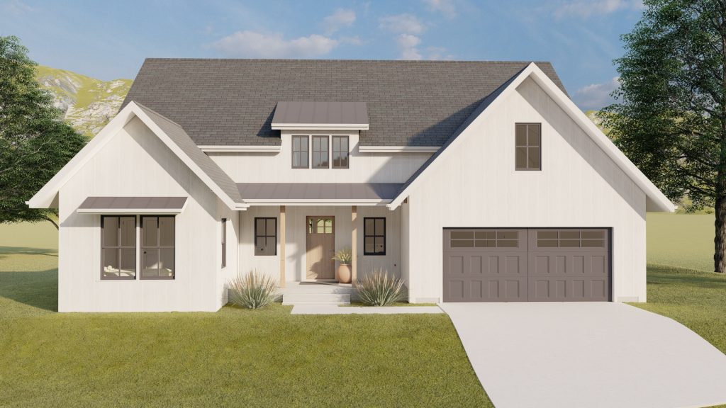 This image shows a picture of an applewood home
